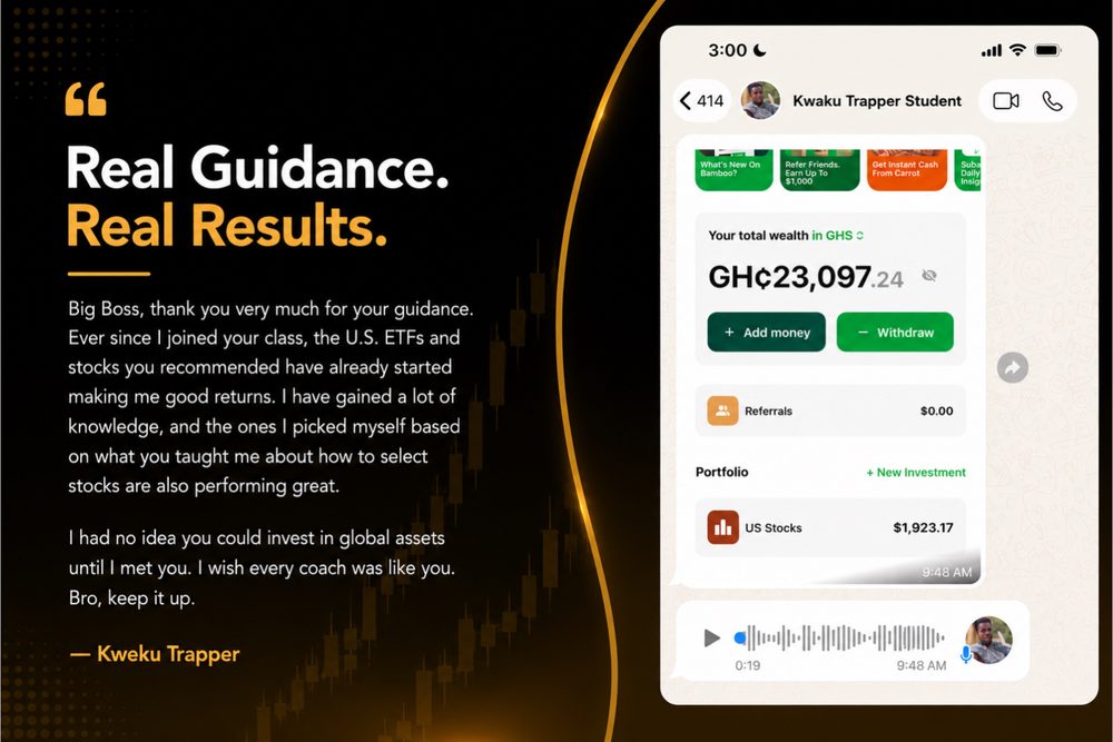 Kweku Trapper testimonial